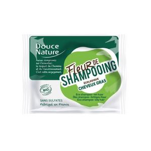 Shampoing solide bio cheveux gras Douce Nature