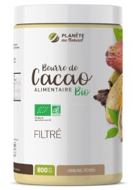 Planète au naturel beurre de cacao bio alimentaire