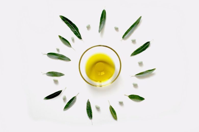 Huile d'olive en beauté